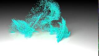 Blender Dissolving Text Logo with colour change