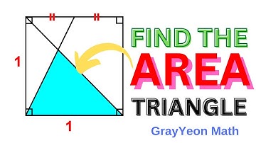 Find the Area of Triangle | Using Similar Triangles | Important Geometry Skills