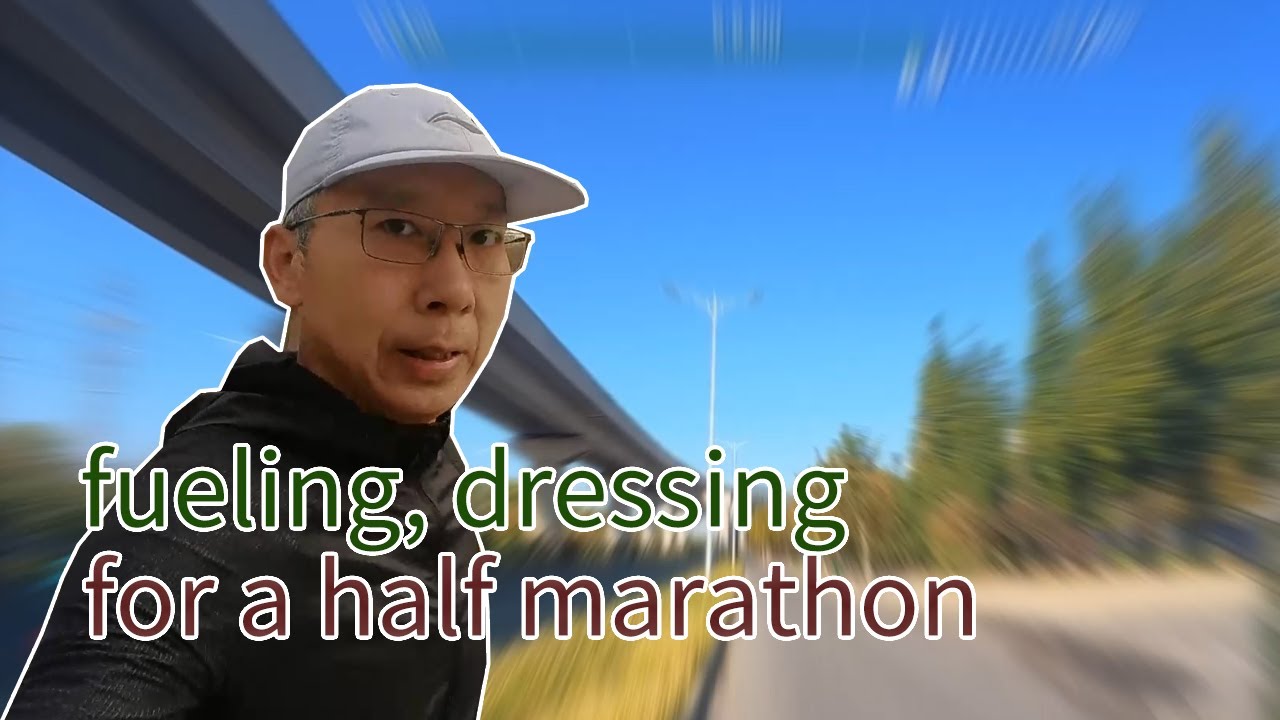 Talk about fueling and dressing strategies for a half marathon