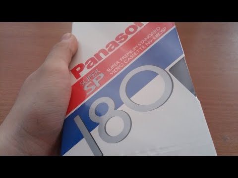 Opening a sealed Panasonic VHS tape