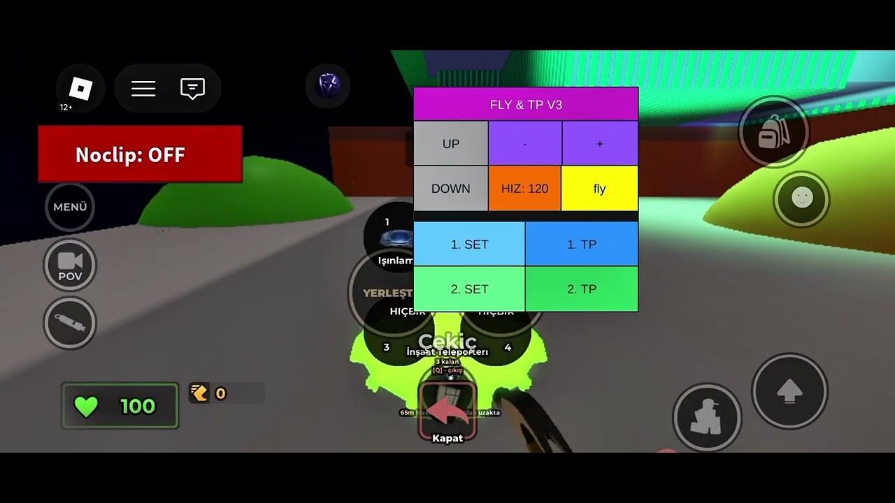 Hello evade fly TP 1ST 🥇)( NO KEY 