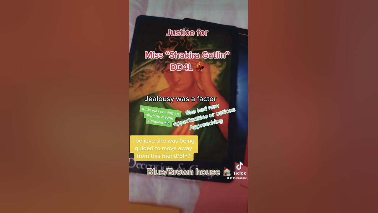 Justice Tarot Shakira G. DD4L - YouTube