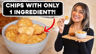 1 Ingredient CHIPS! Keto, Low Carb, Gluten Free and High Protein
