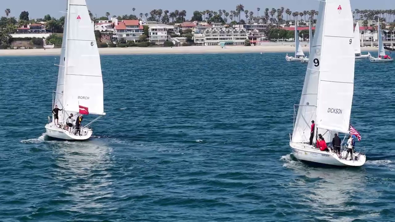 ⁣2026 Congressional Cup   Day 2   F10M5   Dickson v Borch finish