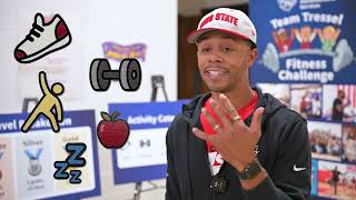 What is the Team Tressel Fitness Challenge with DeVier Posey