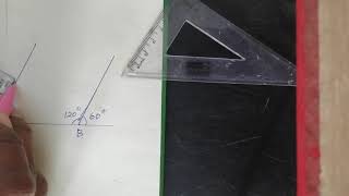 How to draw parallelogram using set square.