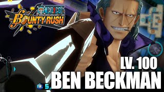6★ BEN BECKMAN - High DMG Defender?!😲 [LV. 100] SS League Battle Gameplay | ONE PIECE Bounty Rush