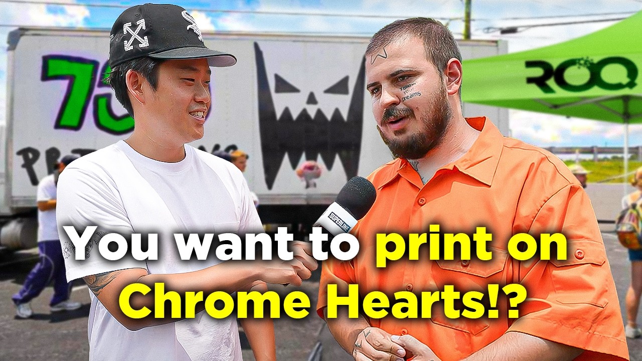 Шелкография на Chrome Hearts стоимостью более 1000 долларов с AssPizza