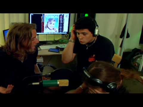 Joe and the Jungle record a "happy" birthday song...