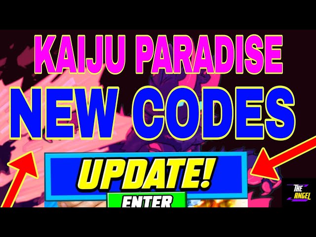 ✨MAY UPDATE✨KAIJU PARADISE CODES - ROBLOX KAIJU PARADISE CODES - KAIJU  PARADISE CODE 2023 