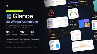 After Effects Elements Template | Glance 30 Widget Animations