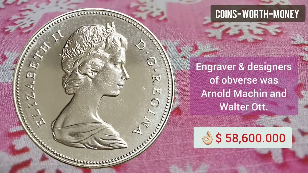 1974 50 Cents Queen Elizabeth II Rare Canadian Coin Review - YouTube