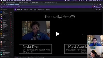 npm start twitch dev aws | S1 E8 – Let
