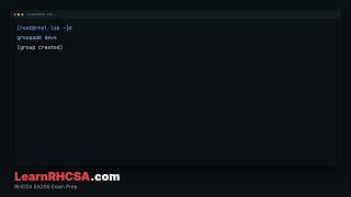 RHCSA Quick Tip: Local Groups | Users and Groups