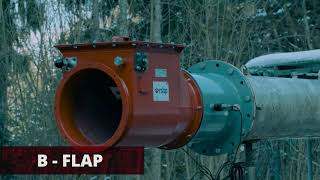 B-flap testing on alloy dust
