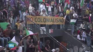 Milano, si canta "Bella ciao" al corteo pro Palestina