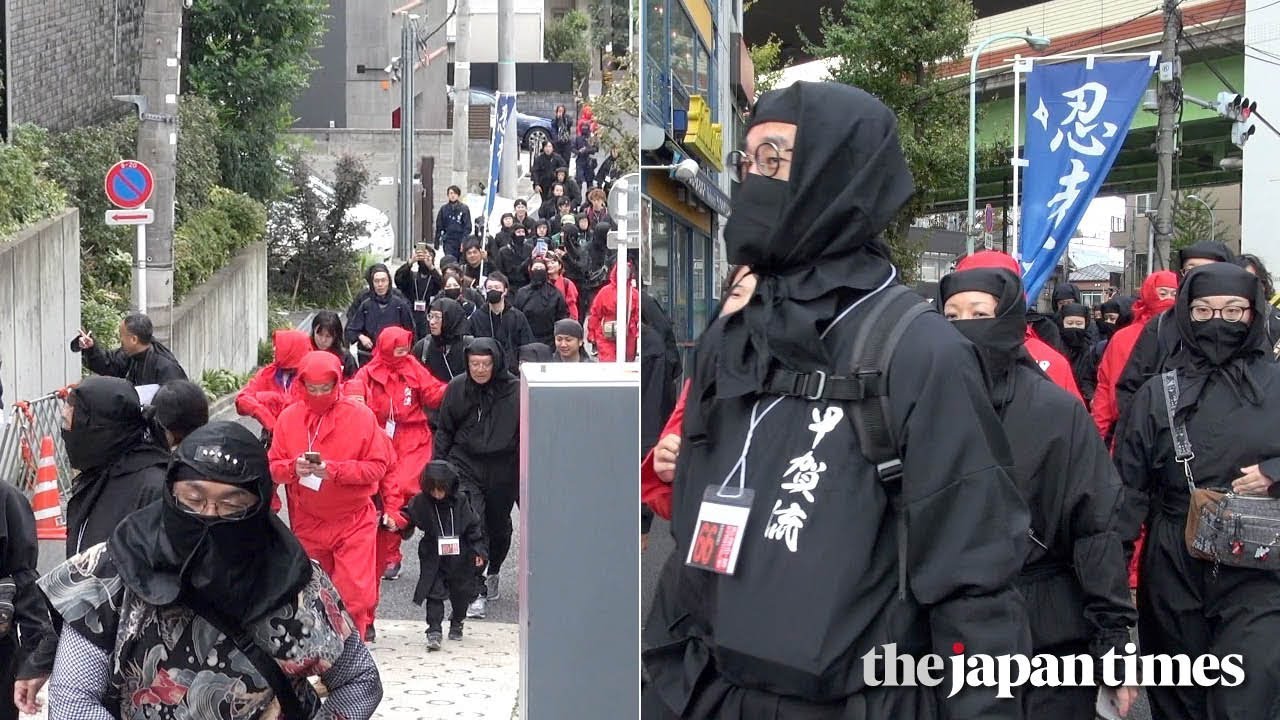 100 ninjas stroll through Tokyo, and visit Iga and Koga sites ninja air fryer