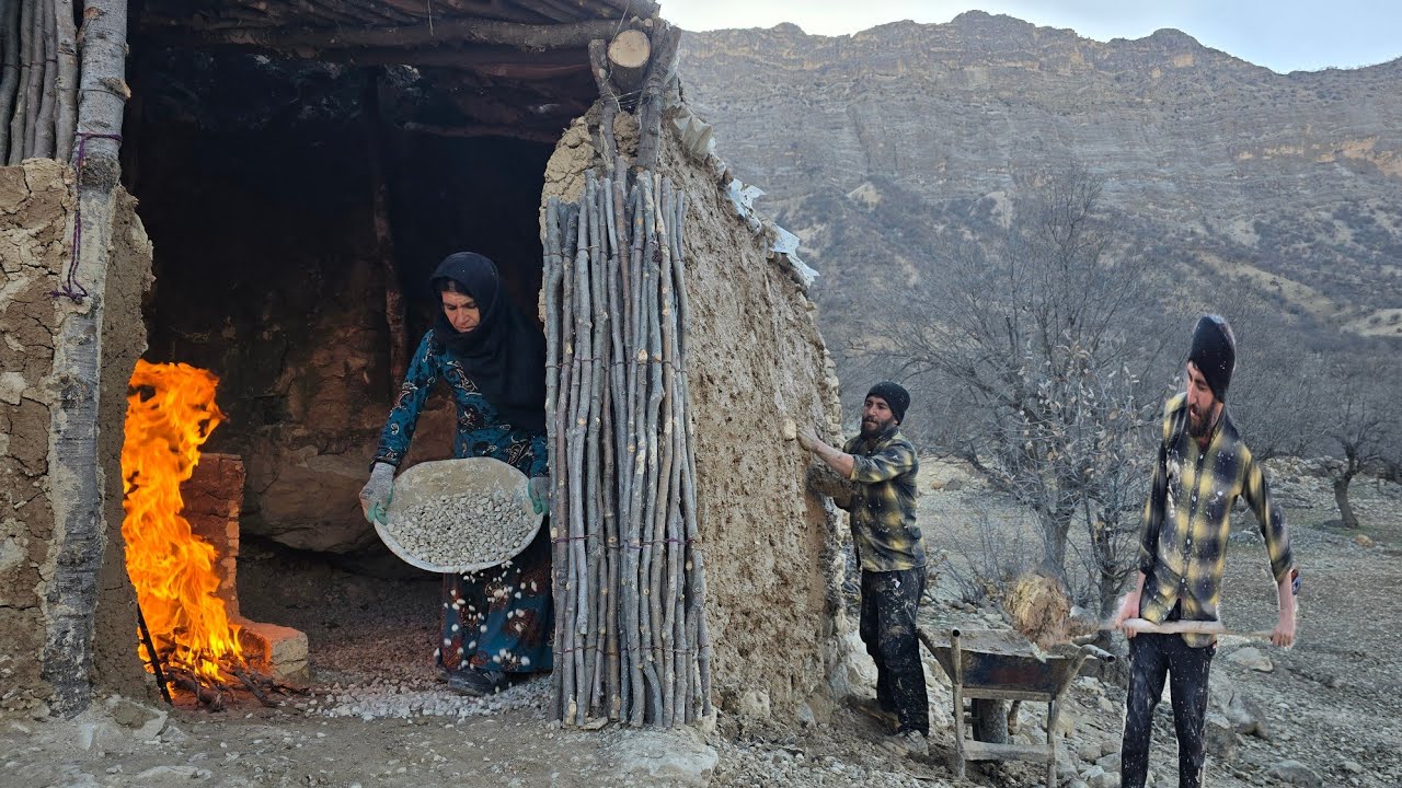 Как пещерные кочевники строят безопасный дом | Борьба с суровыми условиями жизни в горах