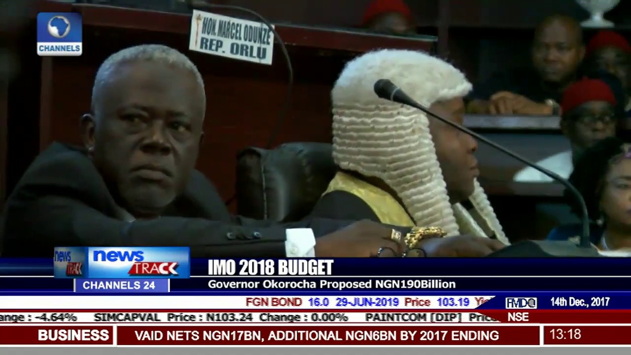 Governor Okorocha Proposes NGN190bn For 2018 Imo Budget