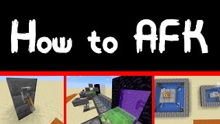 How to AFK on a Minecraft Server Without Getting Kicked [1.15 ]