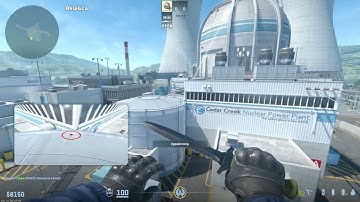 CS2 SMOKES  NUKE   CT spawn to Silo