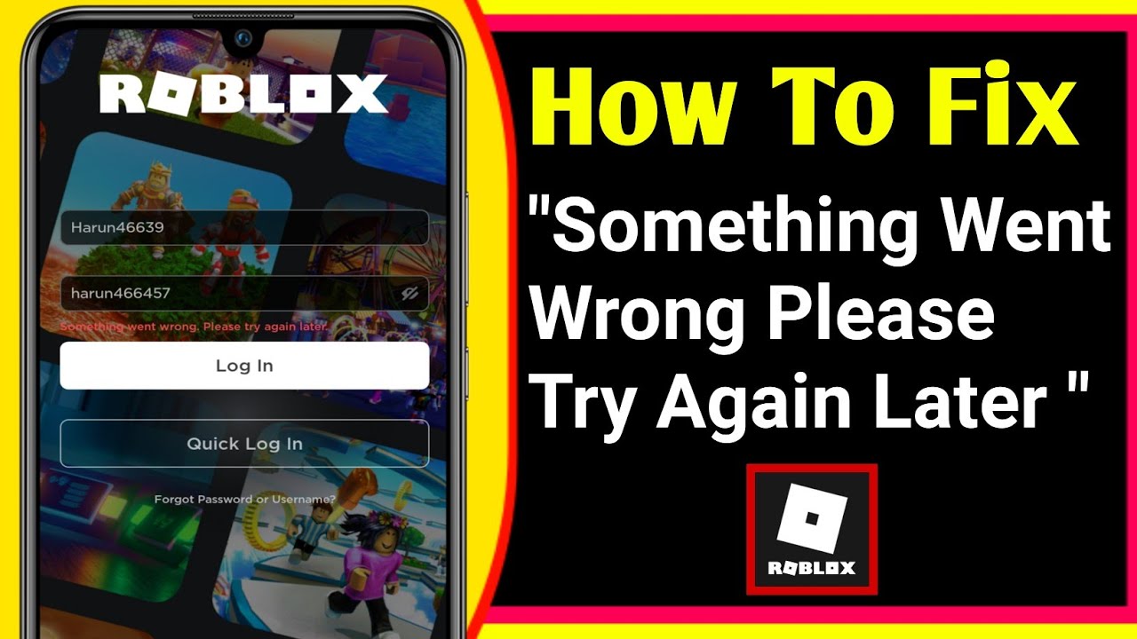 Something went wrong roblox. Something went wrong, please try again later. Roblox. Your purchase failed because something went wrong Roblox как исправить.