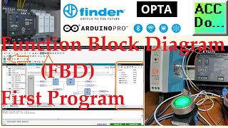 Arduino OPTA PLC  Function Block Diagram (FBD)