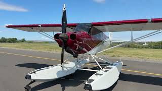 N209W - Carbon Cub SS on Aerocet Amphibious Floats - Walkaround