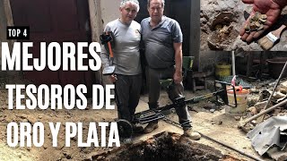 TOP MEJORES TESOROS ENCONTRADOS DE ORO Y PLATA 100% REAL