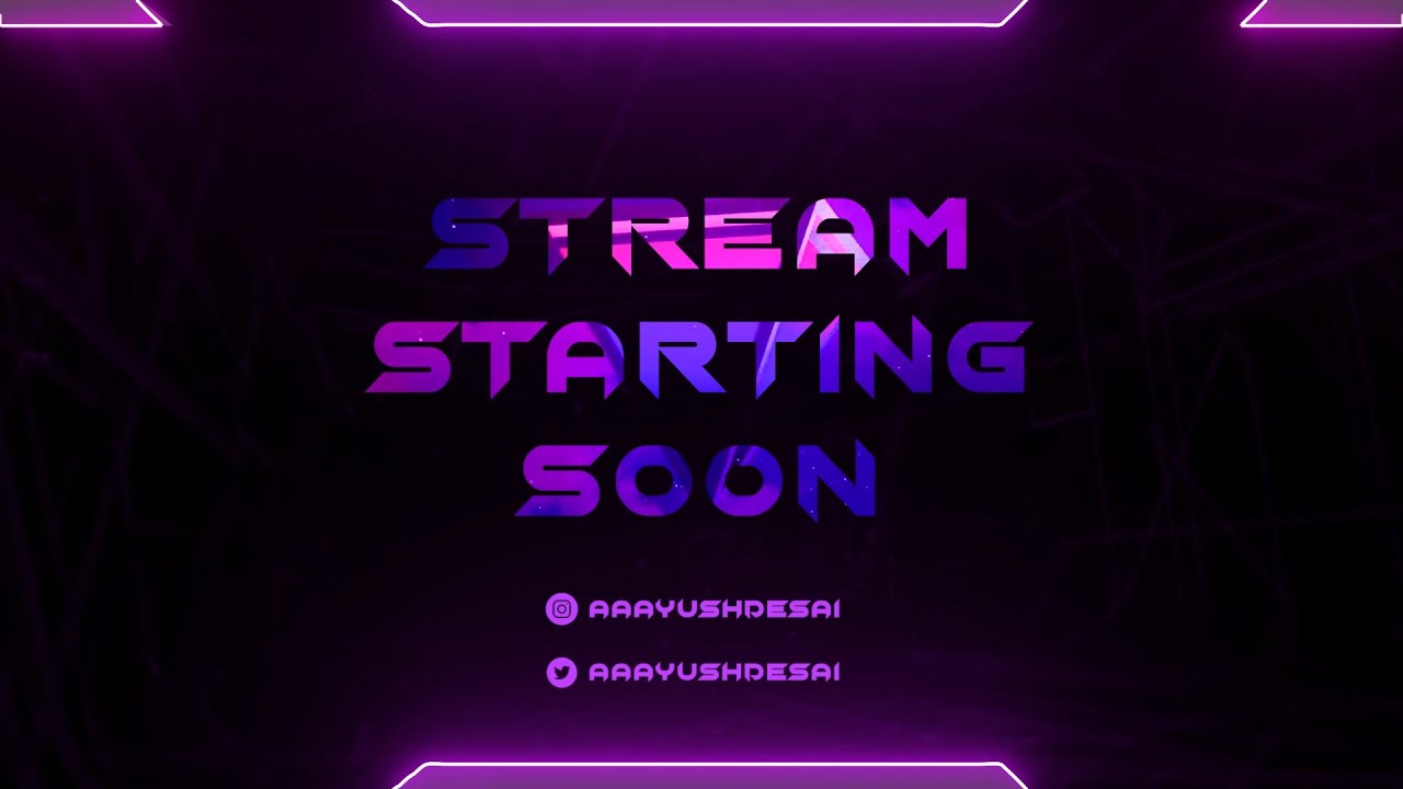 20 Twitch Stream Starting Soon Template - Free Popular Templates Design 0A6