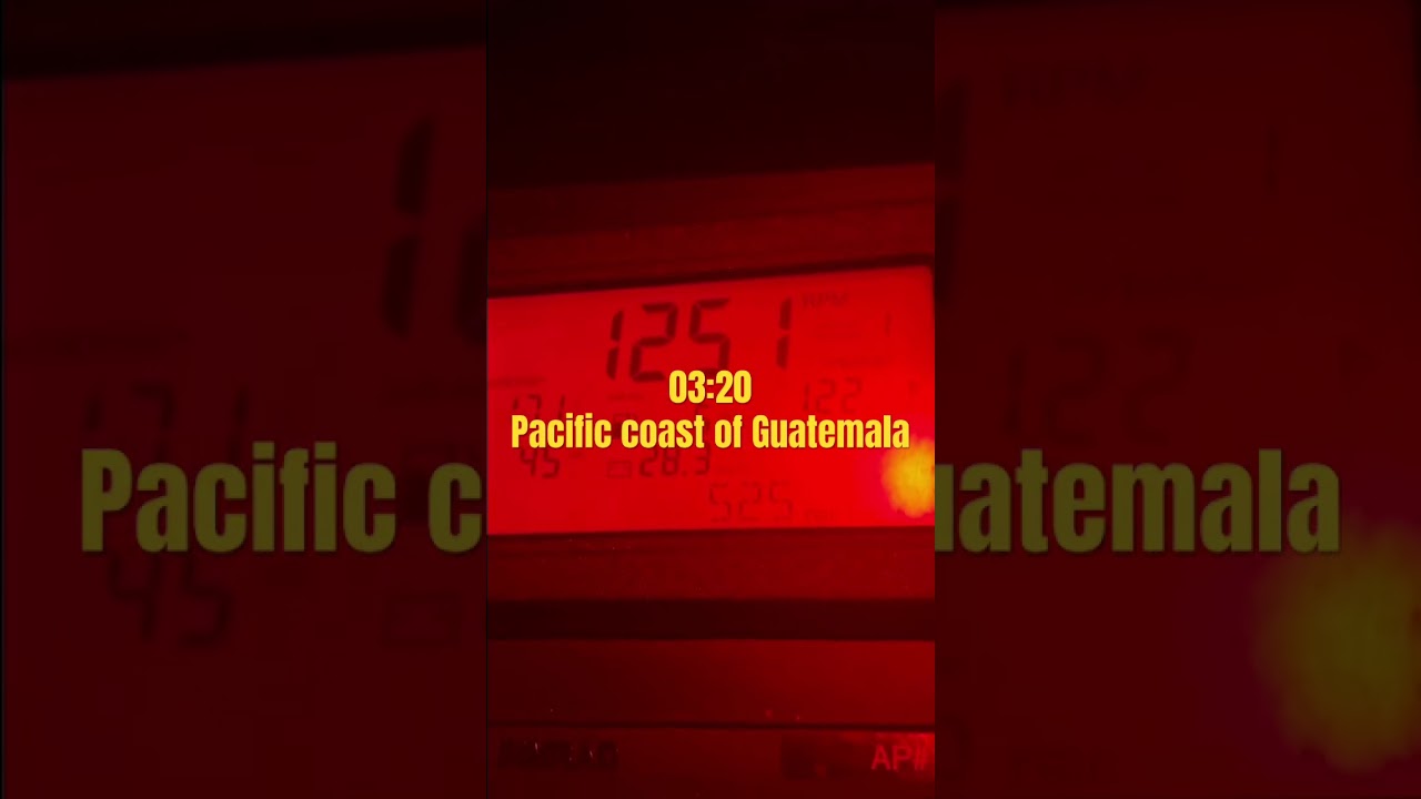 ⁣Dodging fishing boats, unlit!!! #boattrip #nordhavn #boating #yachts #night