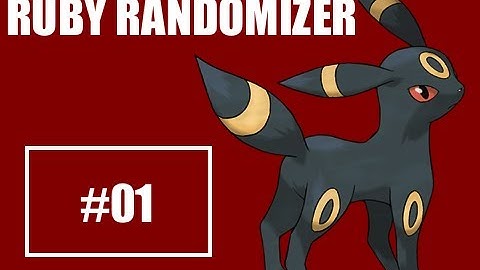 Pokemon Ruby Randomized: Part 1 - OH YEAH! AN UMBREON!