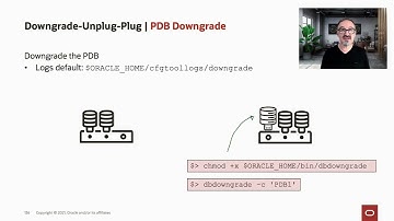 Downgrade of an individual PDB