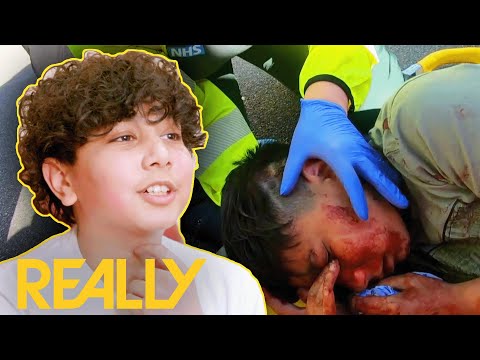 10-Year-Old Hit By Car While Riding Electric Scooter | Helicopter ER