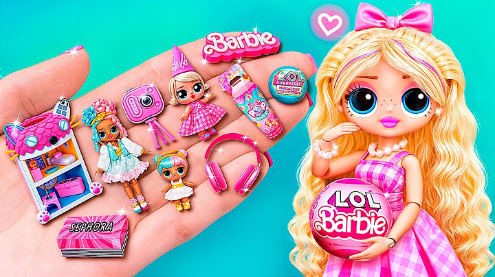 Miniature Gadgets for Barbie Girl! DIY Mini Brands for Doll