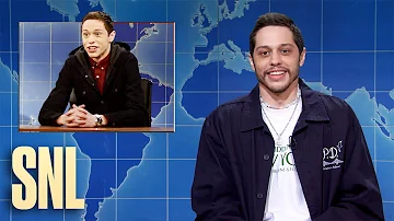 Weekend Update: Pete Davidson Says Goodbye for Now - SNL