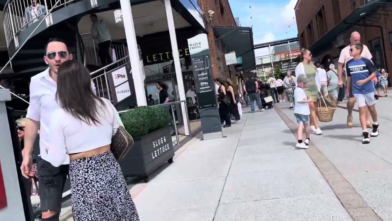 Portsmouth shopping mall in Uk