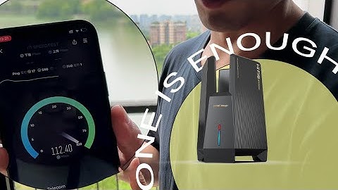 The wireless signal penetrates through 5 walls, challenging one router to cover a 246㎡ large flat.