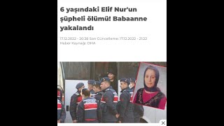 6 Yaşındaki Nur Elif Tiftikin Babaannesi Tutuklandi.