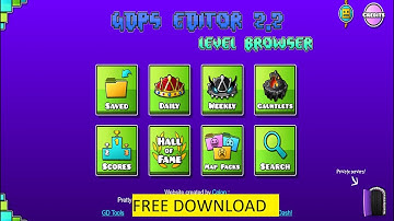 Guide Get GDPS Editor 2.2 Mobile Free 🆕 Tips Download GDPS Editor 2.2 for IOS ANDROID (NEW 2023)