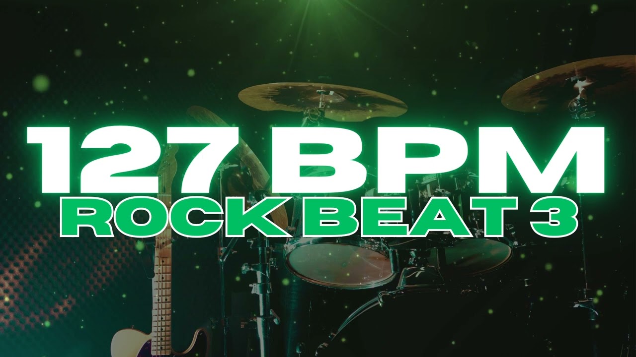 127 BPM - Rock Drum Beat - Loop 3
