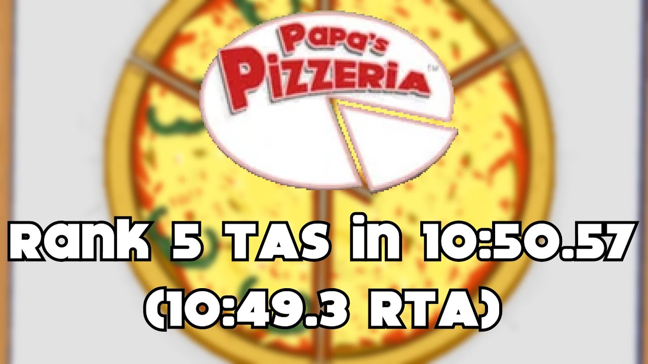 Papa's Pizzeria - Rank 5 Speedrun in 12:36 [Former World Record] 