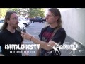 Capture de la vidéo Capital Chaos Tv - Aborted Interview With Drummer Ken Bedene