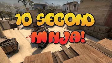 CS:GO - INSANE 1v5 10s NINJA DEFUSE!