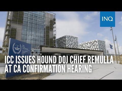 ICC issues hound DOJ chief Remulla at CA confirmation hearing