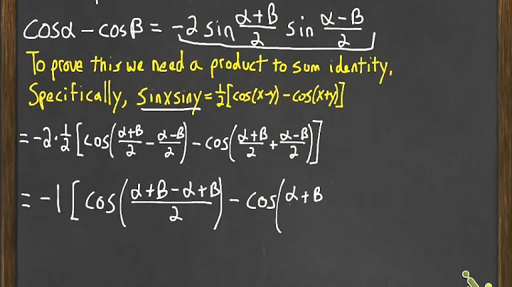 Sum to Product Identity Proof