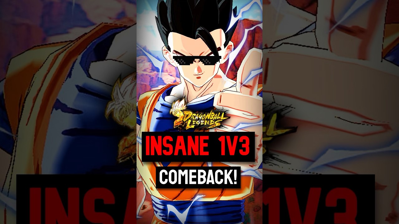 INSANE 1v3 Comeback with LF Ultimate Gohan! 