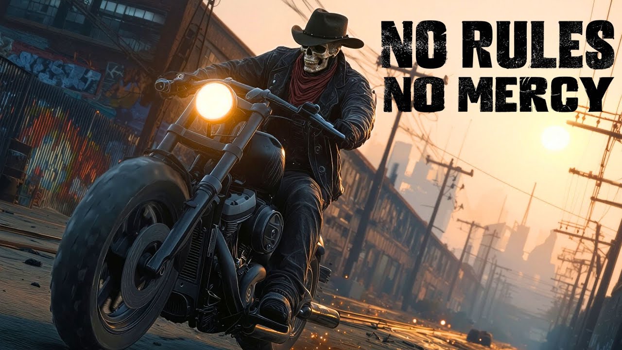 RIDIN’ BONES ⚡ Industrial Outlaw Rock Anthem