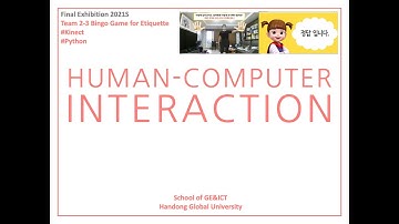 [HCI 2021] Bingo Game for Etiquette Learning (Kinect + Python)