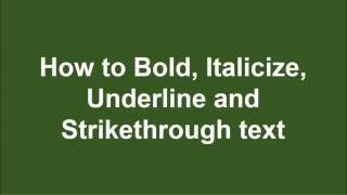 Microsoft Word 2016 Tutorial 2 Basic Text Formatting Part 1 News